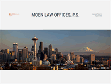 Tablet Screenshot of moenlaw.com